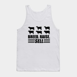 Beef Cattle Farm - Breed Raise Sell Tank Top